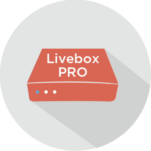 Livemote可控制LiveboxPRO設備