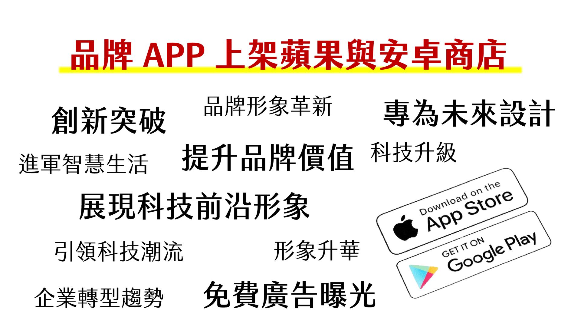 品牌APP上架苹果与安卓商店